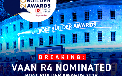 Vaan R4 Nominated for Boat Builder Awards 2019